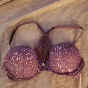 VS Purple Lace Racerback 34D
